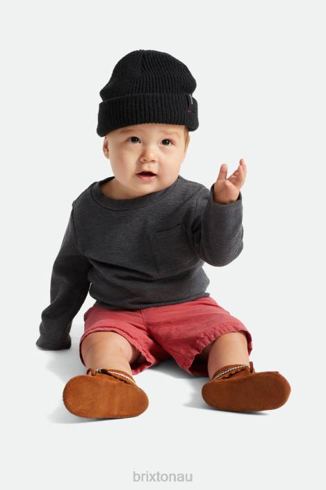 Accessories Black Brixton 0FDH343 Men Baby Heist Beanie