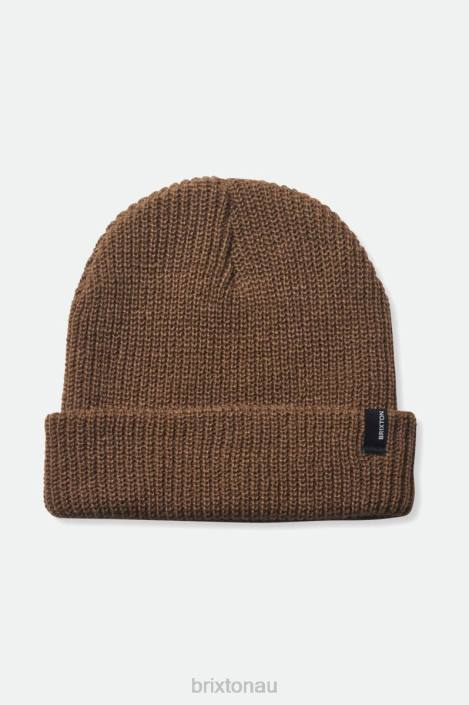 Accessories Coyote Brown Brixton 0FDH316 Men Heist Beanie