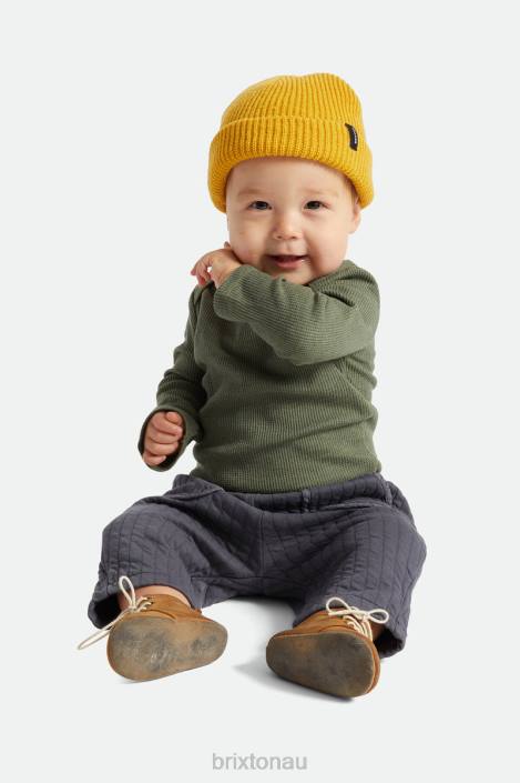 Accessories Mustard Brixton 0FDH341 Men Baby Heist Beanie