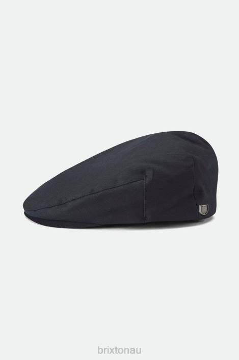 Accessories Black Brixton 0FDH297 Men Hooligan Flat Cap