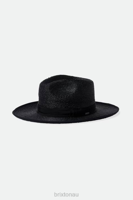 Accessories Black Brixton 0FDH181 Men Reno Straw Hat