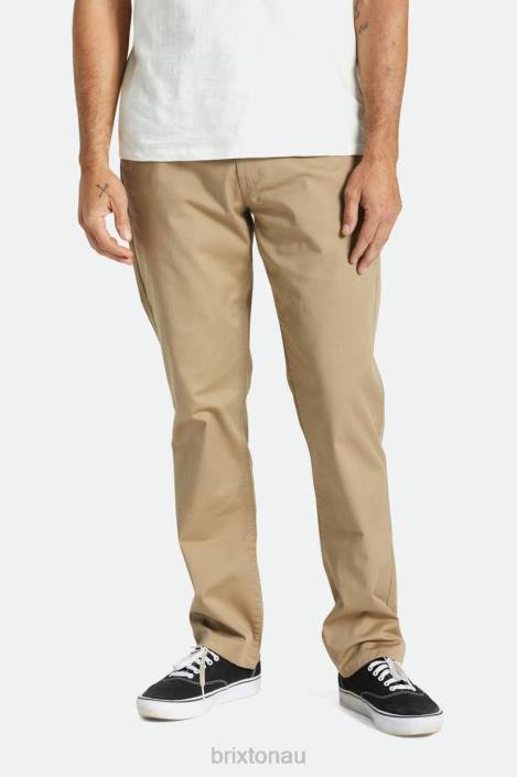 Apparel Khaki Brixton 0FDH148 Men Choice Chino Regular Pant