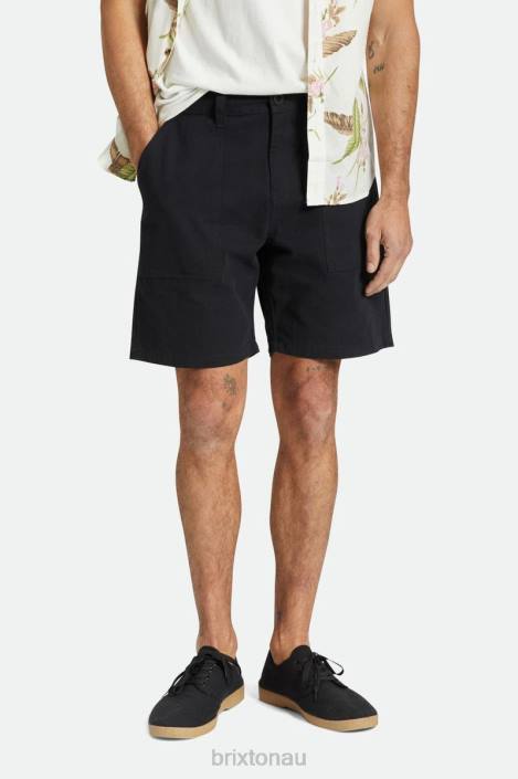 Apparel Washed Black Brixton 0FDH160 Men Surplus Short