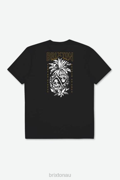 Apparel Black Brixton 0FDH107 Men Dargan S/S Standard Tee