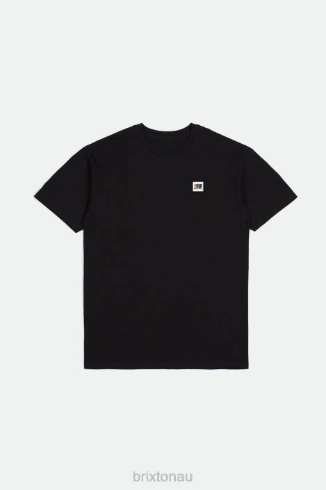 Apparel Black Brixton 0FDH59 Men Alton S/S Standard Tee