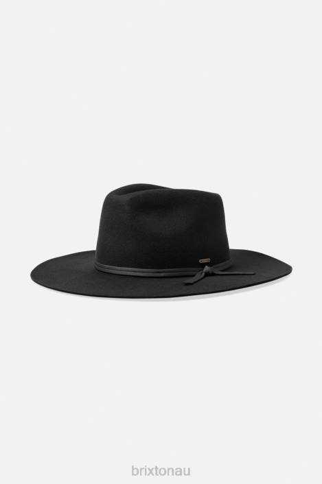 Accessories Black Brixton 0FDH205 Unisex Cohen Cowboy Hat