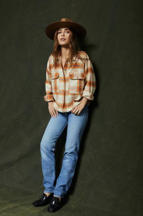 Apparel Whitecap Brixton 0FDH444 Women Bowery L/S Flannel